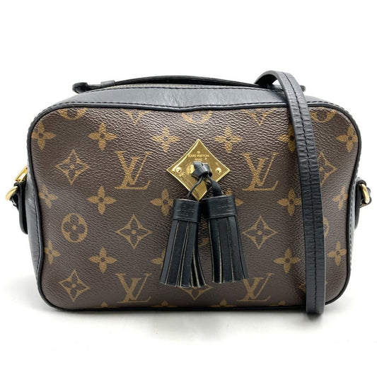 Louis Vuitton Saintonge, Brown, Canvas, shoulder