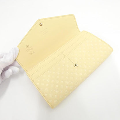 Louis Vuitton Sarah, Yellow, Leather, wallet