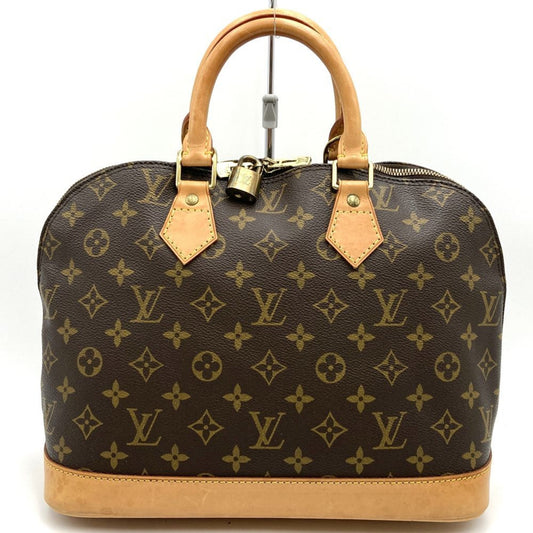 Louis Vuitton Alma, Brown, Canvas, handbag