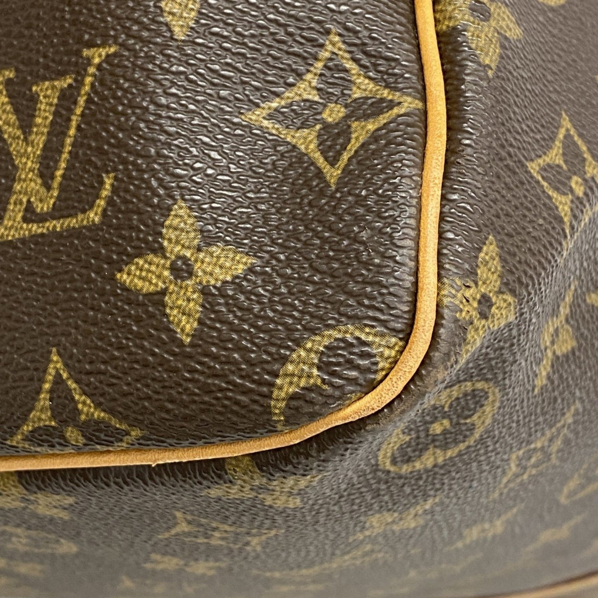 Louis Vuitton Keepall 60, Brown, Canvas, travel