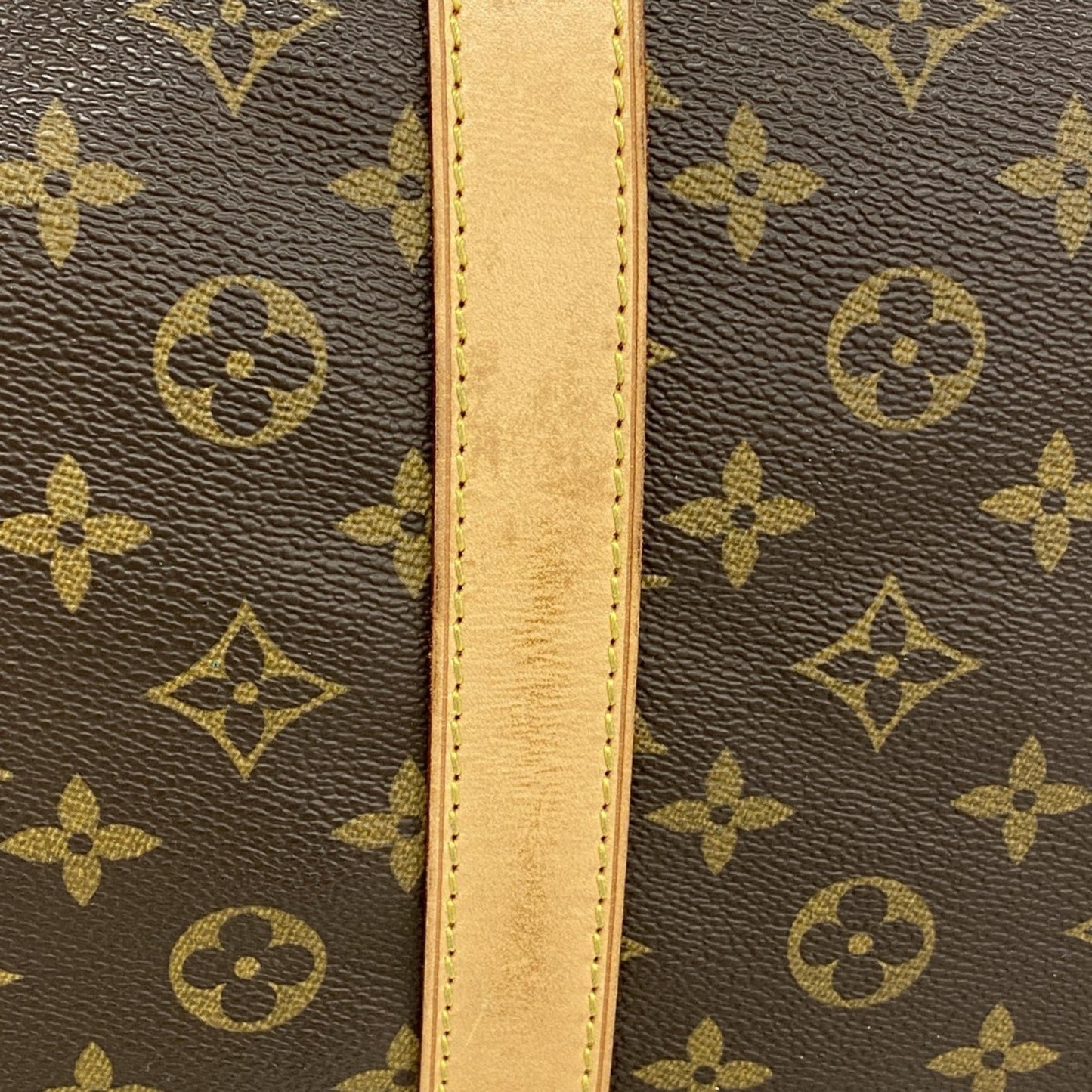 Louis Vuitton Keepall 60, Brown, Canvas, travel