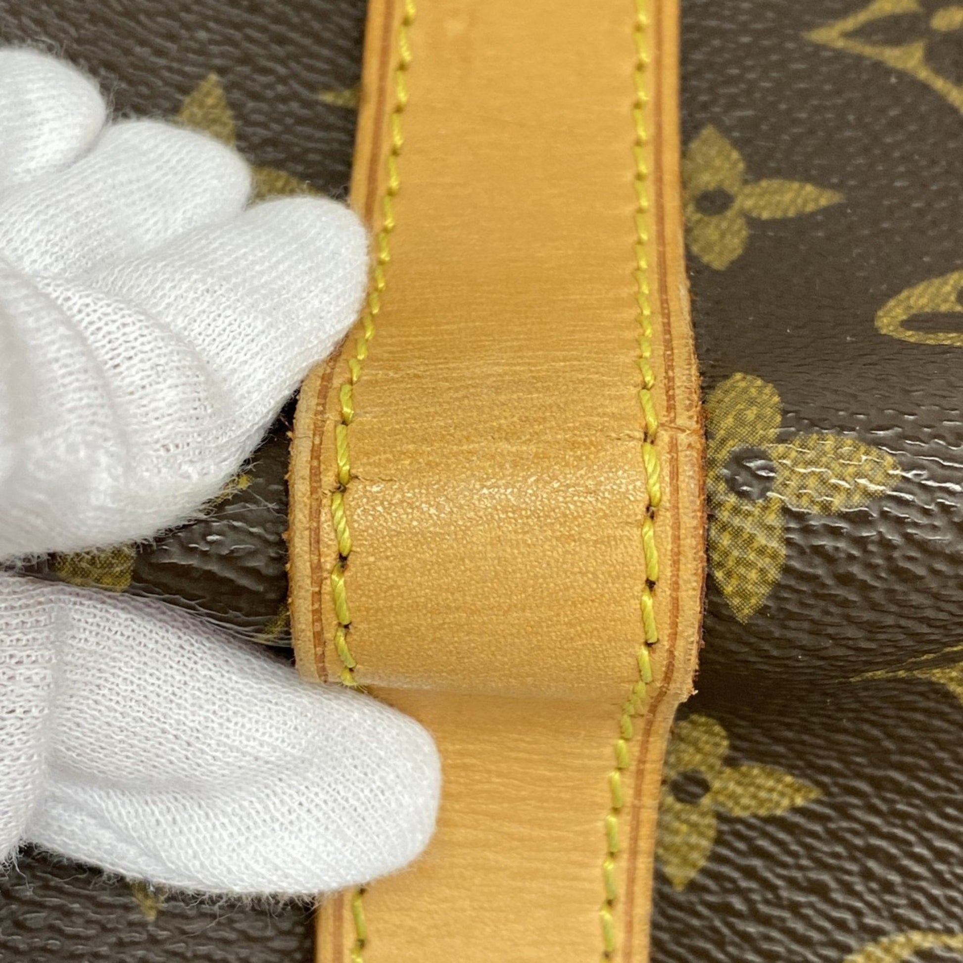 Louis Vuitton Keepall 60, Brown, Canvas, travel