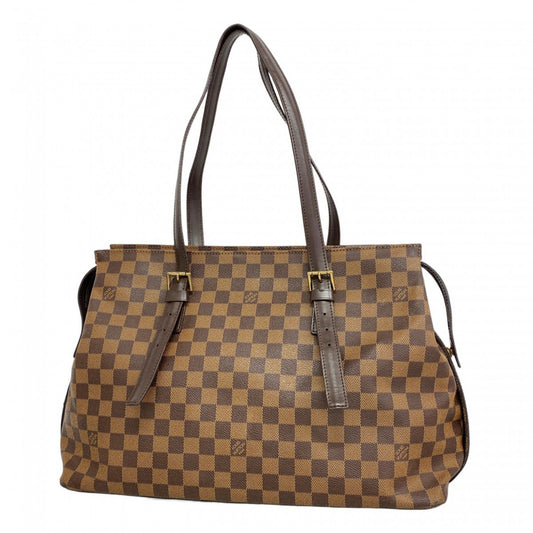 Louis Vuitton Chelsea, Brown, Canvas, tote