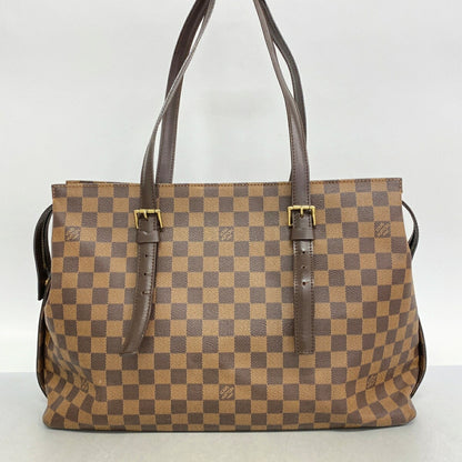 Louis Vuitton Chelsea, Brown, Canvas, tote