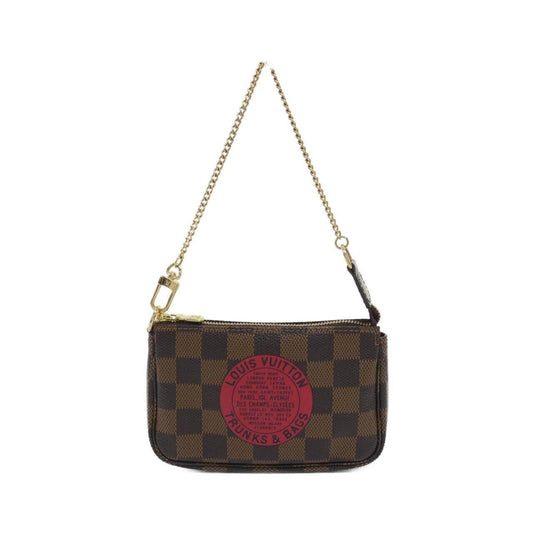 Louis Vuitton Mini Pochette Accessoires, Brown, Canvas, clutch