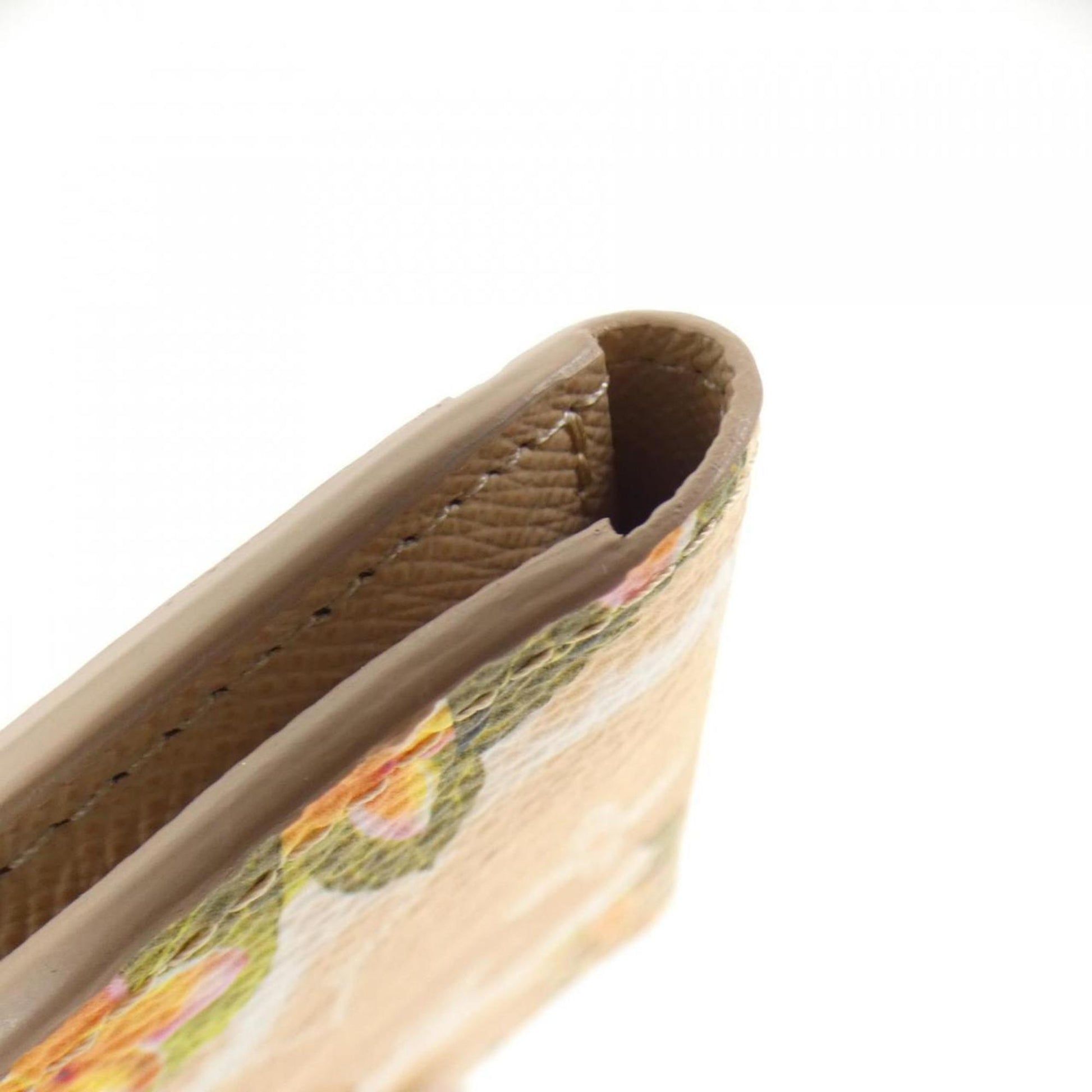 Louis Vuitton Organizer de poche, Beige, Canvas, wallet