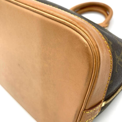 Louis Vuitton Alma, Brown, Canvas, handbag