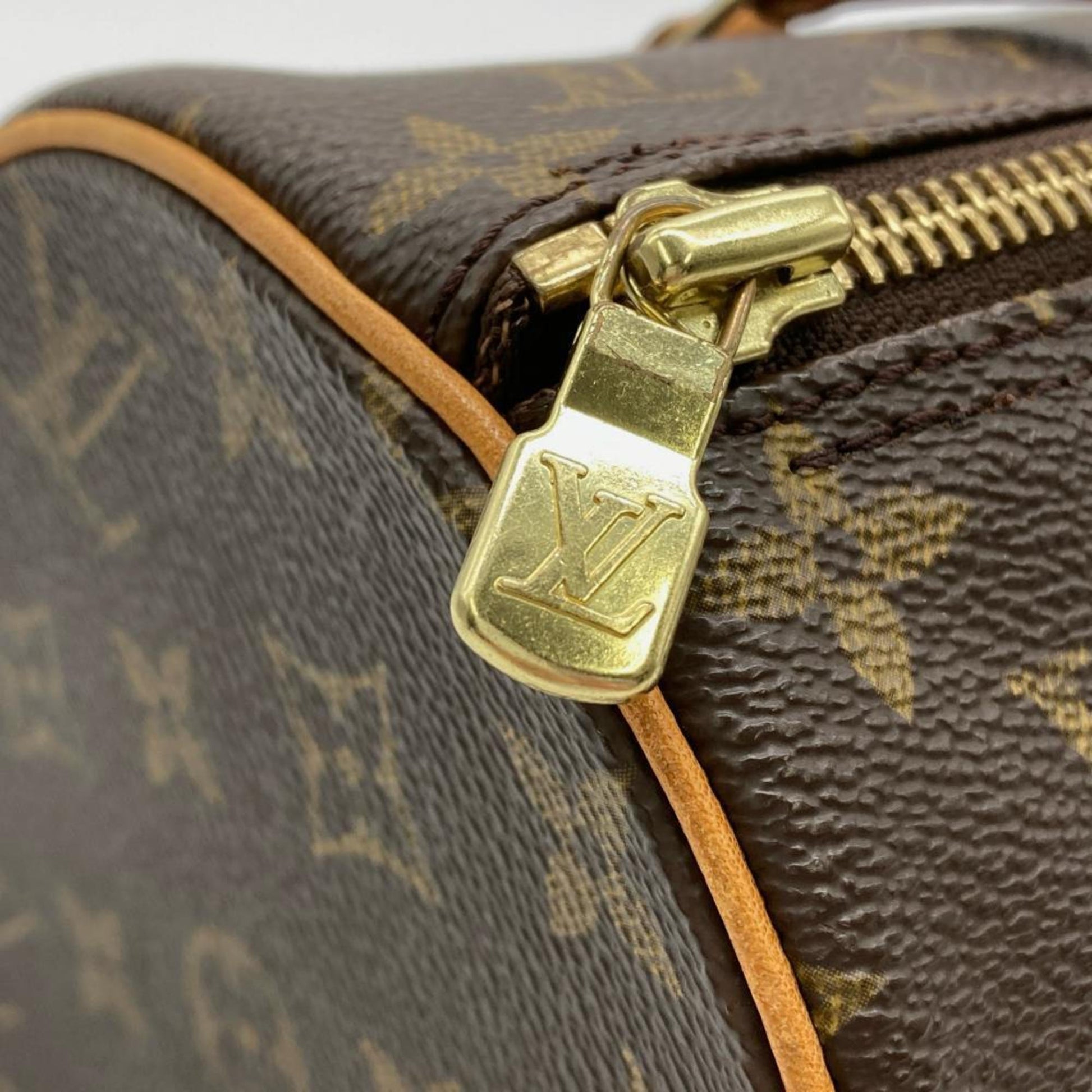 Louis Vuitton Papillon 30, Brown, "CANVAS, LEATHER", handbag