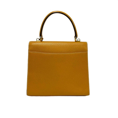 Gucci Lady Lock, Yellow, Leather, shoulder