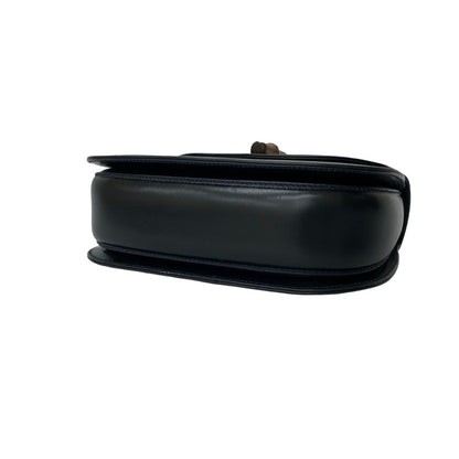 Gucci Bamboo, Navy, Leather, handbag