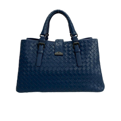 Bottega Veneta Roma, Blue, Leather, shoulder