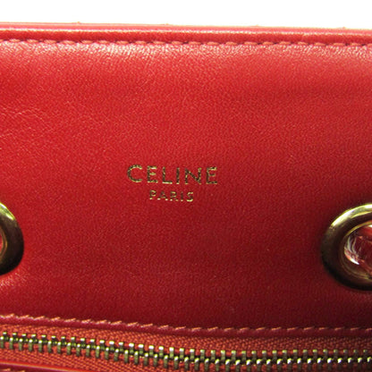 Céline C charm, Red, Leather, shoulder