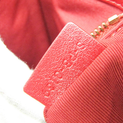 Céline C charm, Red, Leather, shoulder