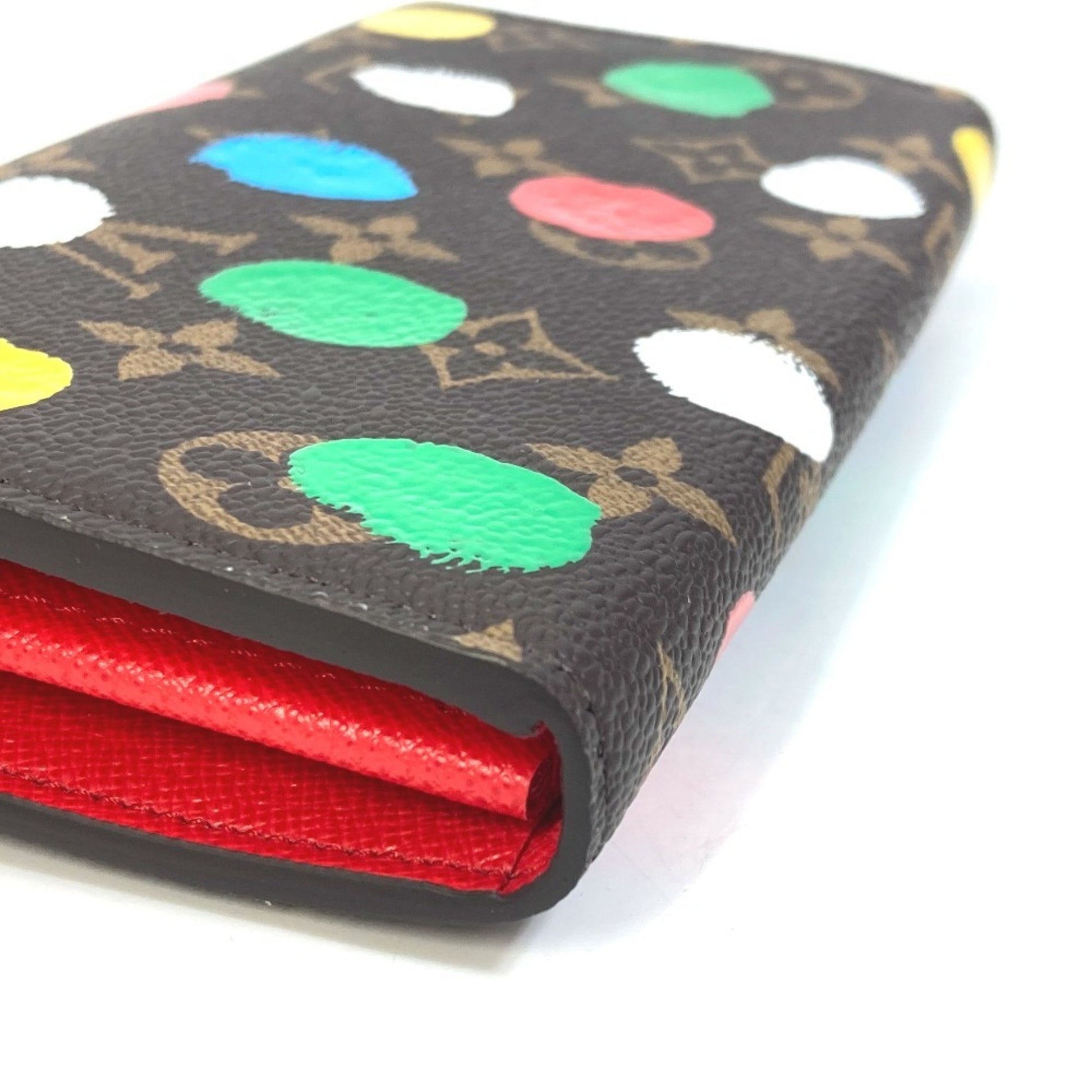 Louis Vuitton Sarah, Red, Canvas, wallet