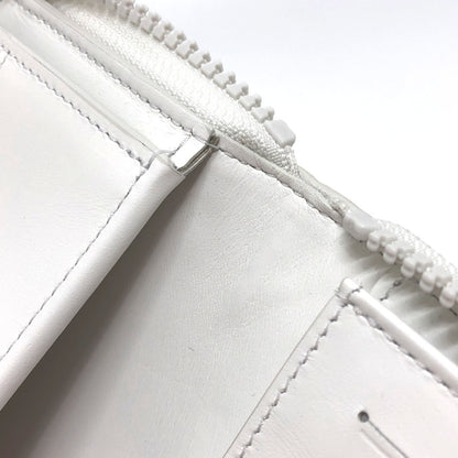 Louis Vuitton Zippy Wallet Vertical, White, Leather, wallet