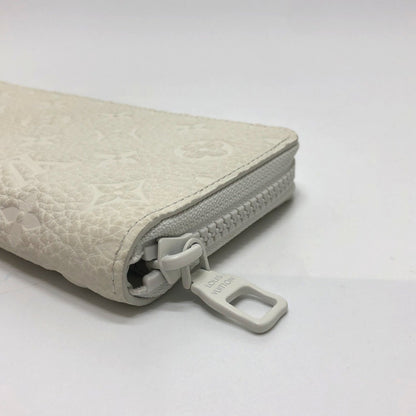 Louis Vuitton Zippy Wallet Vertical, White, Leather, wallet