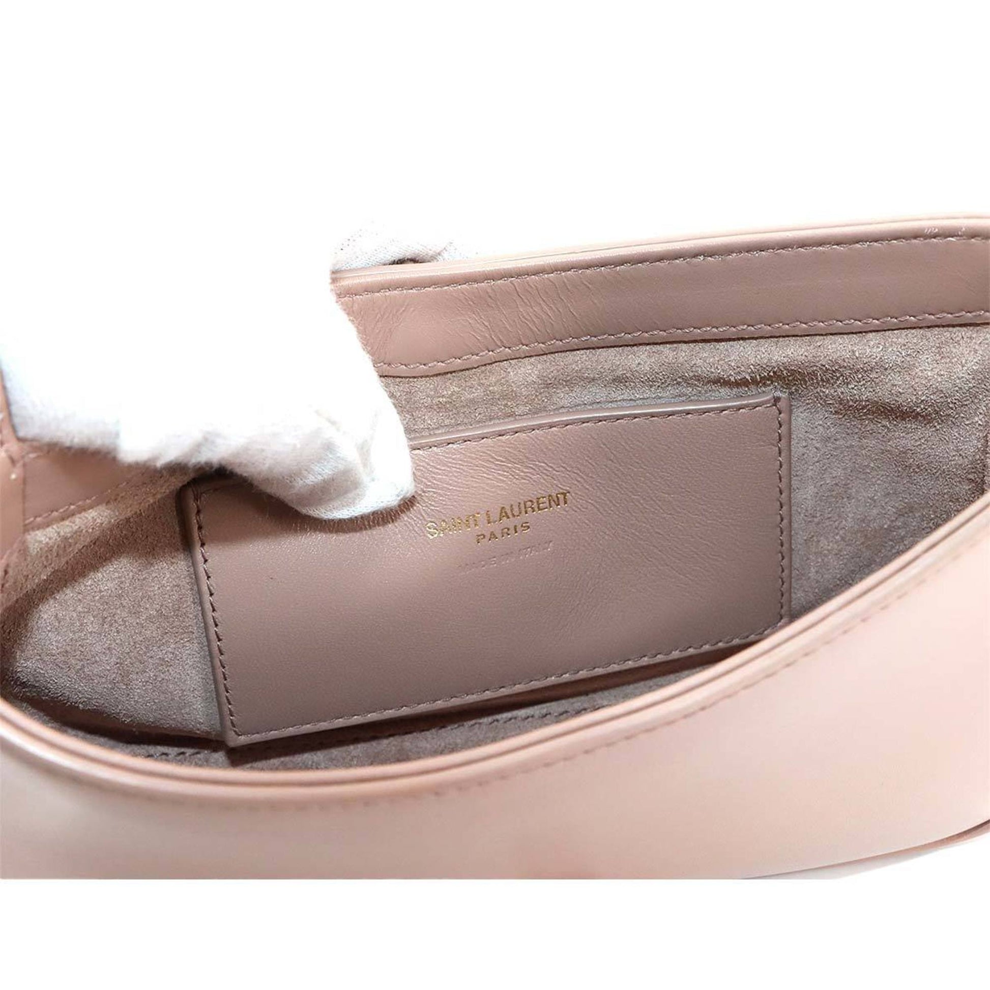 Saint Laurent LE 5 À 7, Pink, Leather, clutch