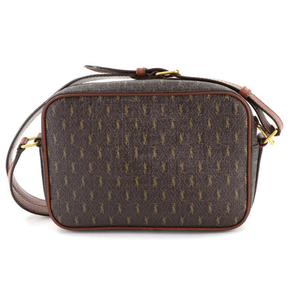 Saint Laurent Camera, Brown, Canvas, shoulder