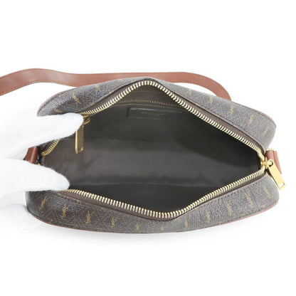 Saint Laurent Camera, Brown, Canvas, shoulder