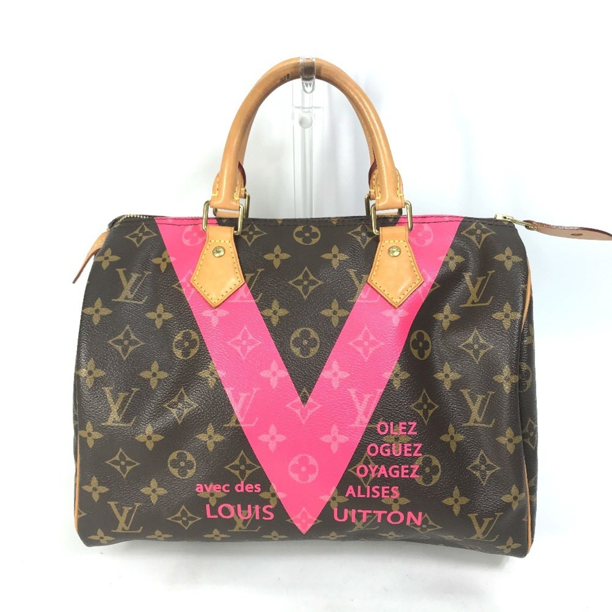 Louis Vuitton Speedy 30, Brown, Canvas, handbag