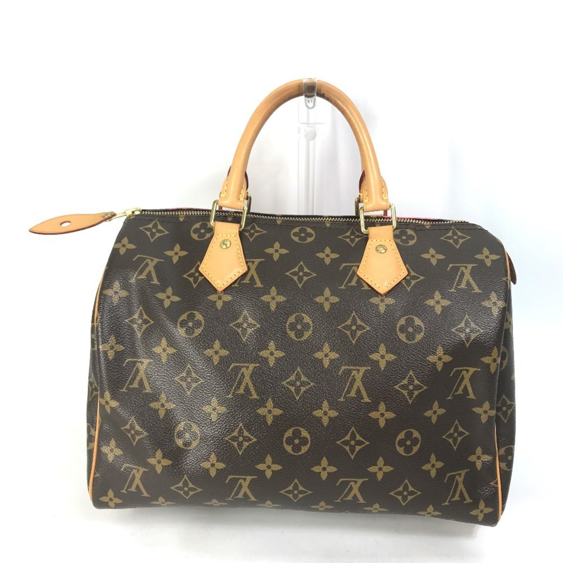 Louis Vuitton Speedy 30, Brown, Canvas, handbag