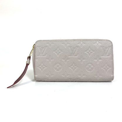 Louis Vuitton Zippy wallet, GRAY, Leather, wallet
