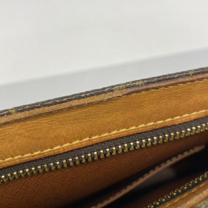 Louis Vuitton Drouot, Brown, Canvas, shoulder