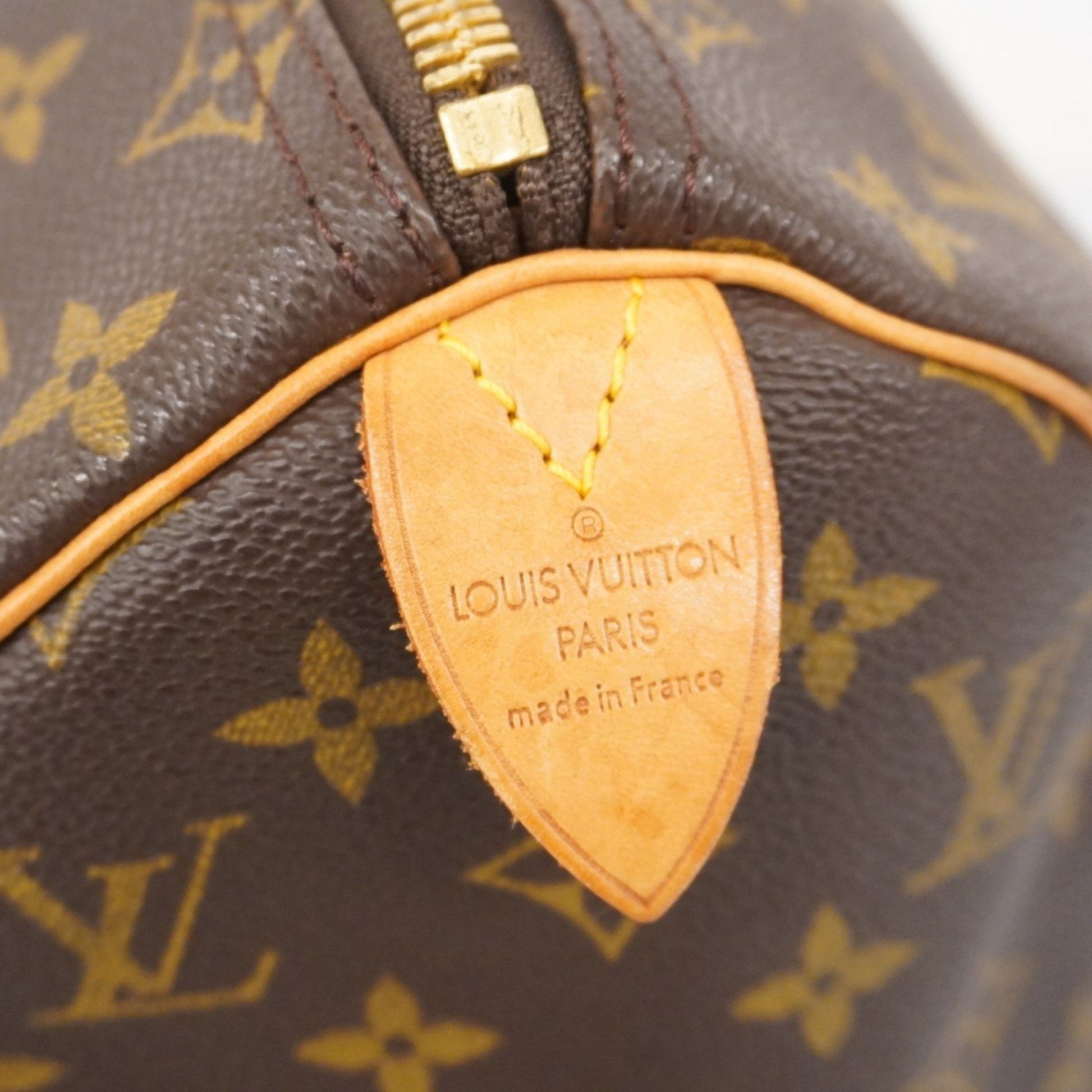 Louis Vuitton Keepall 45, Brown, Leather, travel