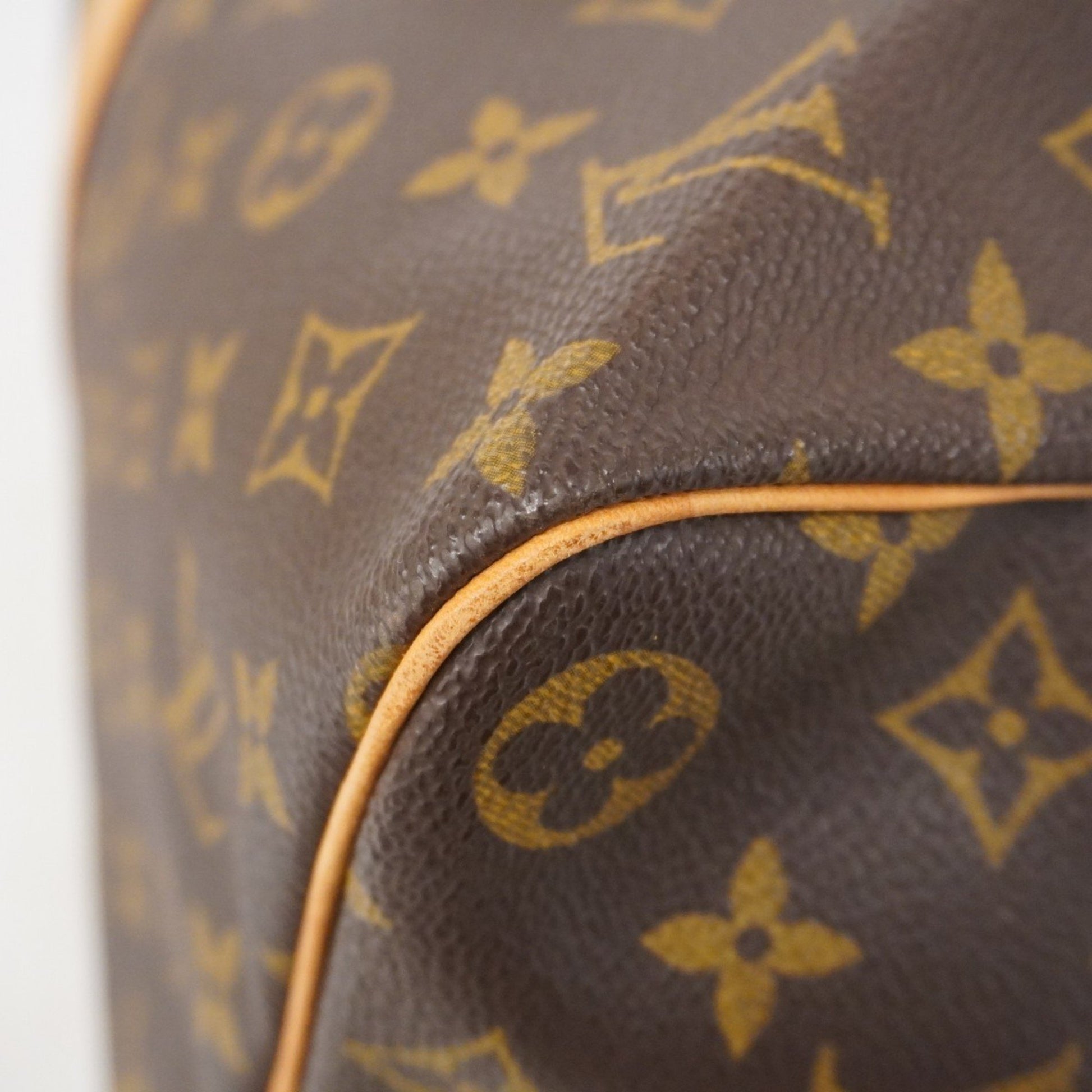 Louis Vuitton Keepall 45, Brown, Leather, travel