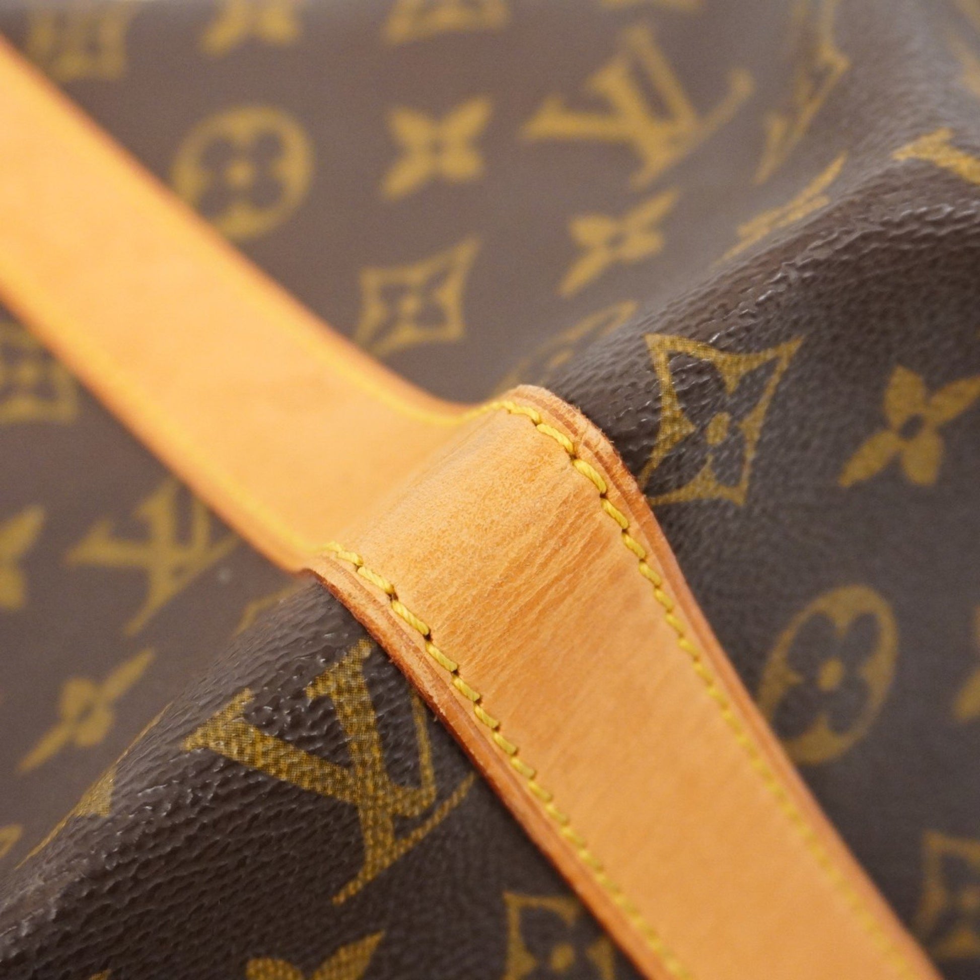 Louis Vuitton Keepall 45, Brown, Leather, travel