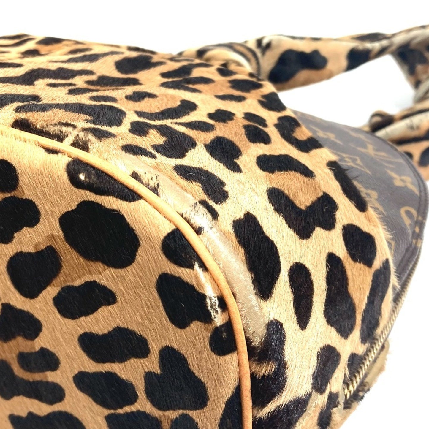 Louis Vuitton Alma, Brown, Canvas, handbag