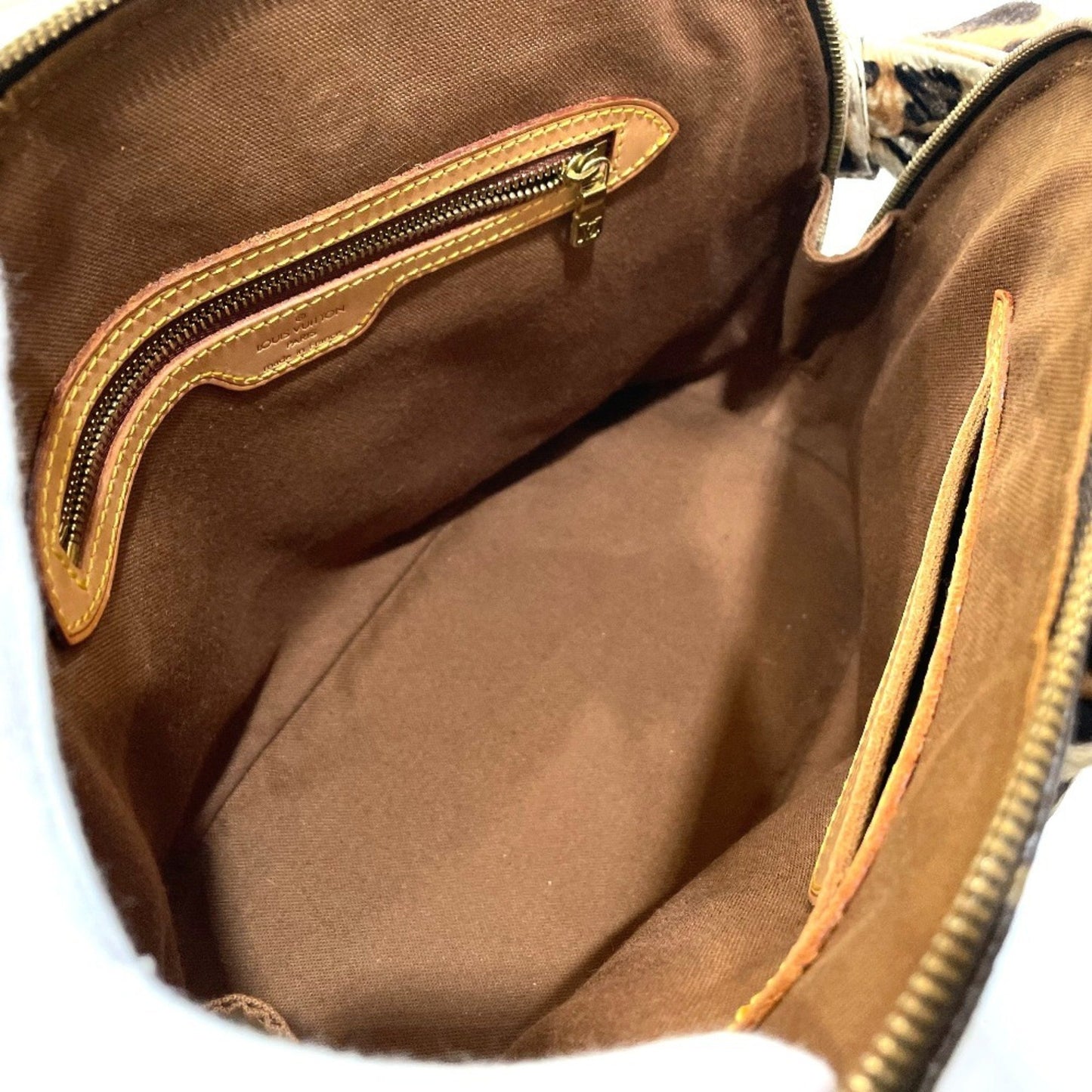 Louis Vuitton Alma, Brown, Canvas, handbag