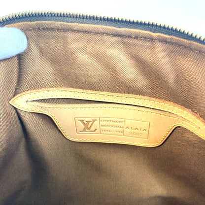 Louis Vuitton Alma, Brown, Canvas, handbag