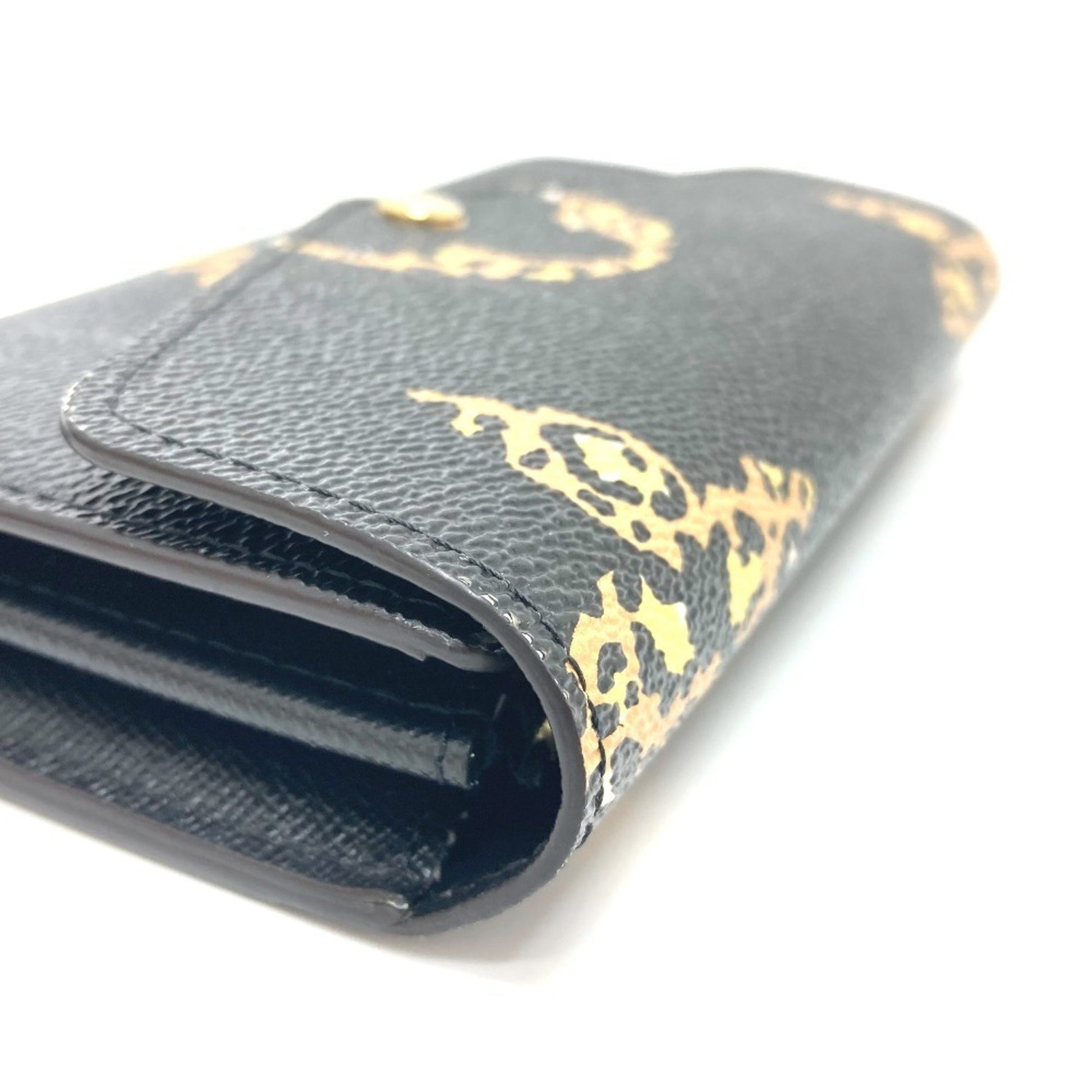 Louis Vuitton Sarah, Black, Leather, wallet