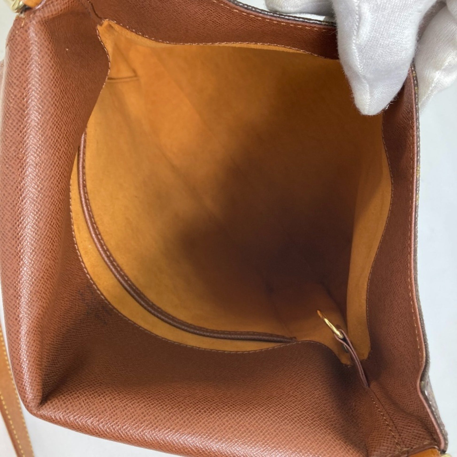 Louis Vuitton Musette Salsa, Brown, Canvas, shoulder
