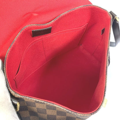 Louis Vuitton Besace, Brown, Canvas, shoulder