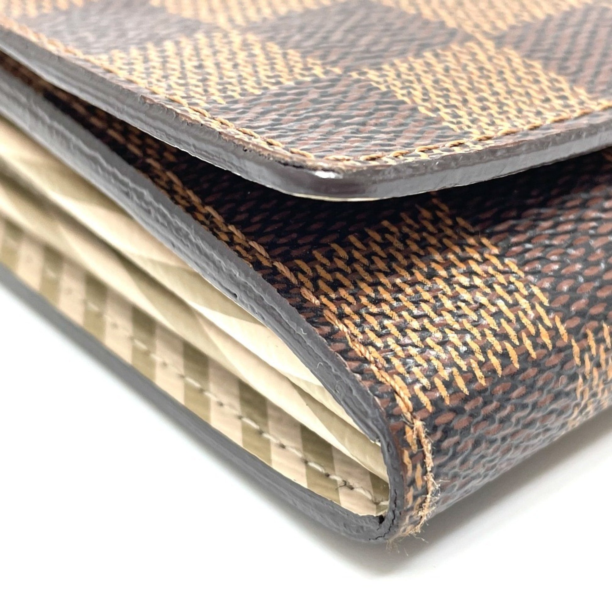 Louis Vuitton Sarah, Brown, Canvas, wallet