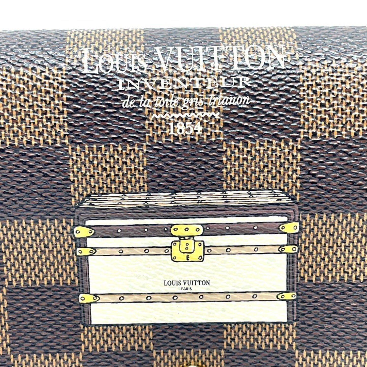Louis Vuitton Sarah, Brown, Canvas, wallet
