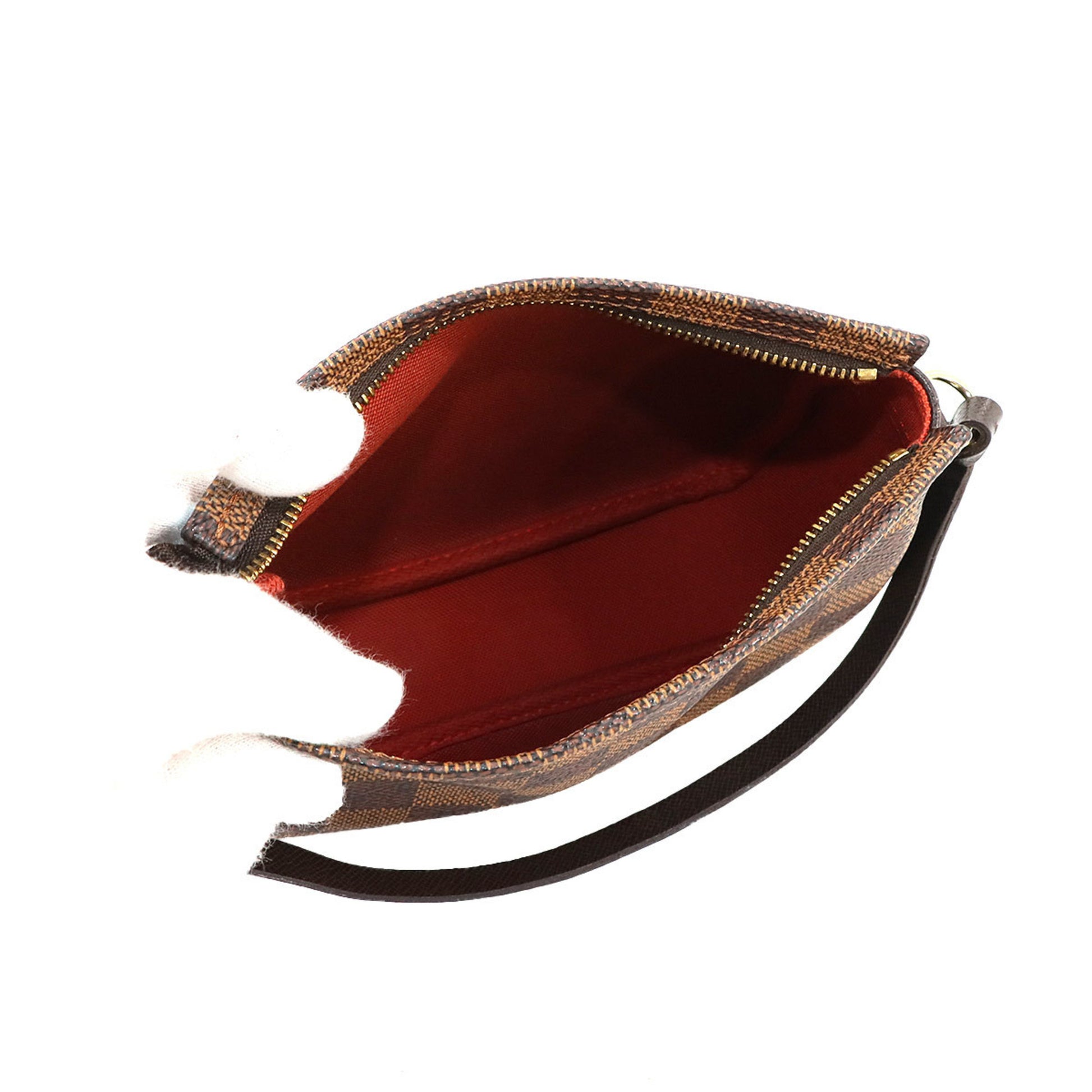 Louis Vuitton Trousse makeup, Brown, Canvas, clutch
