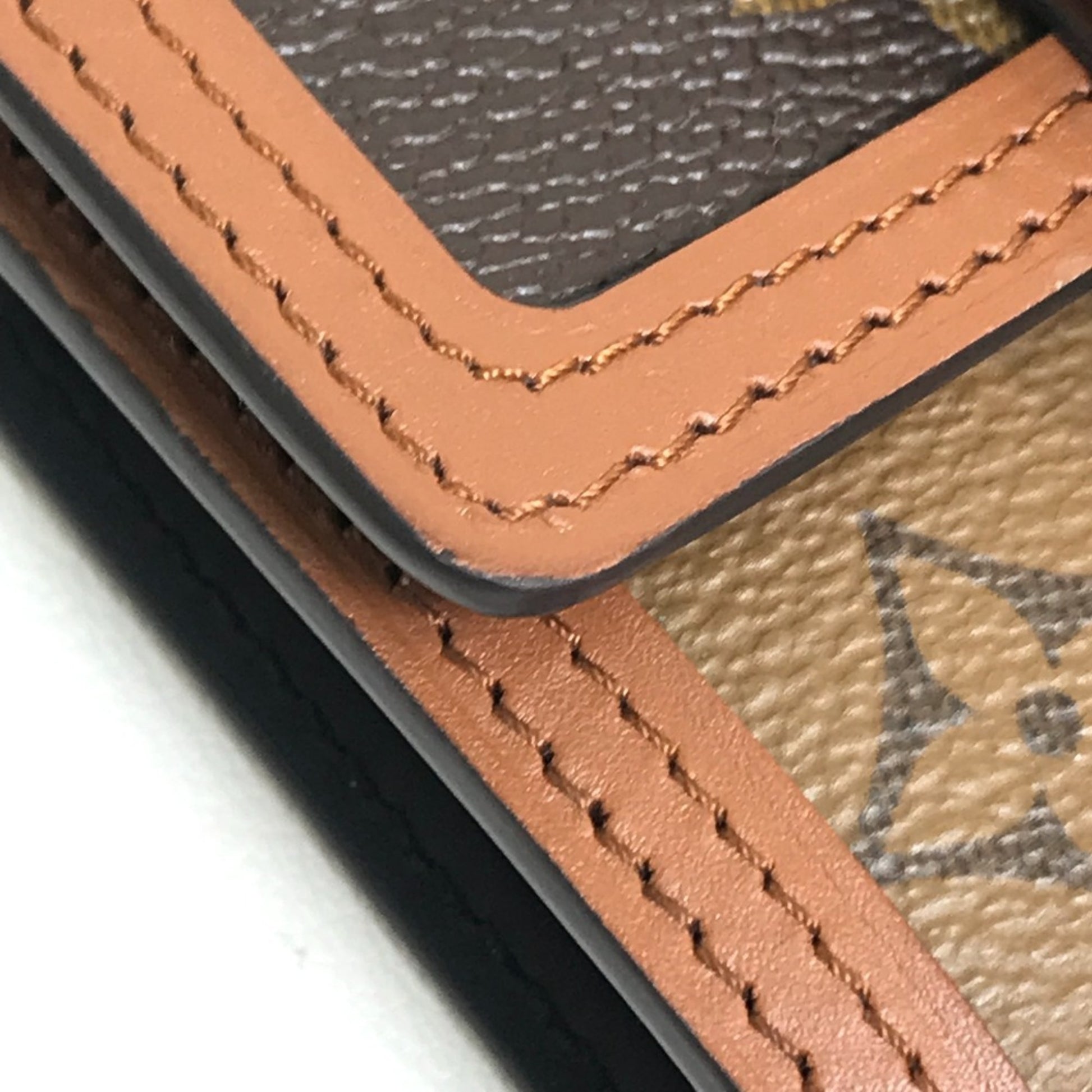 Louis Vuitton Dauphine, Brown, Canvas, wallet