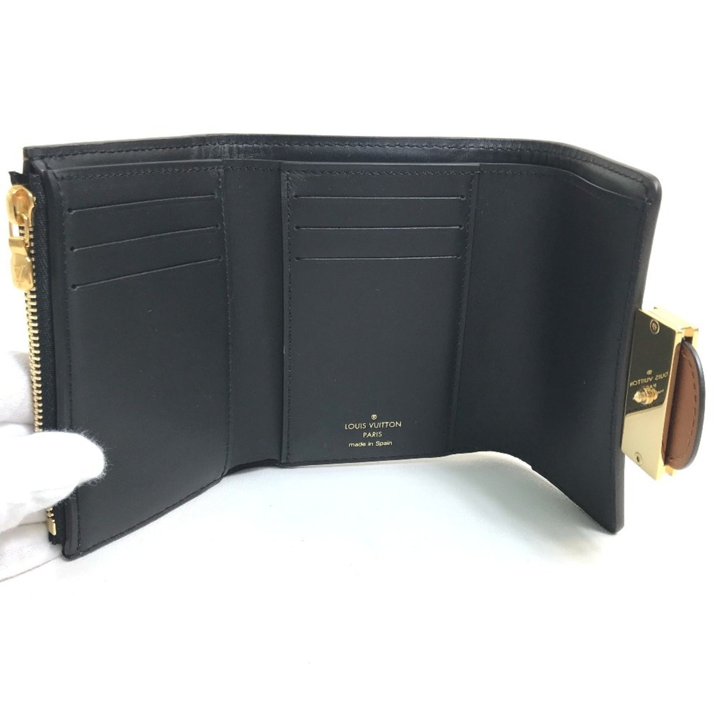 Louis Vuitton Dauphine, Brown, Canvas, wallet