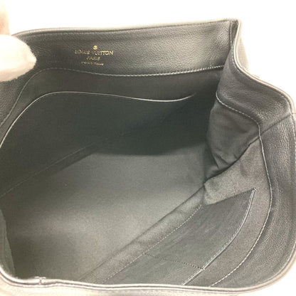Louis Vuitton Lockme, Black, Leather, shoulder