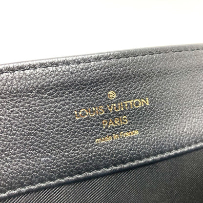Louis Vuitton Lockme, Black, Leather, shoulder