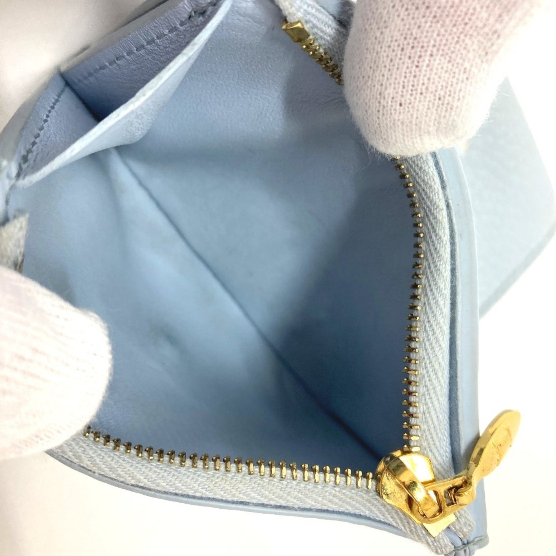 Louis Vuitton Portefeuille capucines, Blue, Leather, wallet