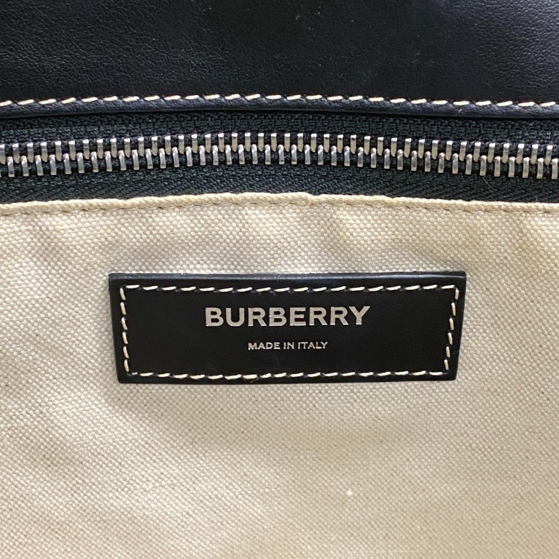 Burberry Nova Check, Brown, Canvas, backpack