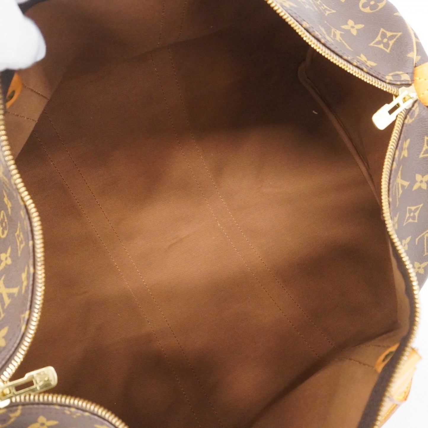 Louis Vuitton Keepall 50, Brown, Canvas, travel