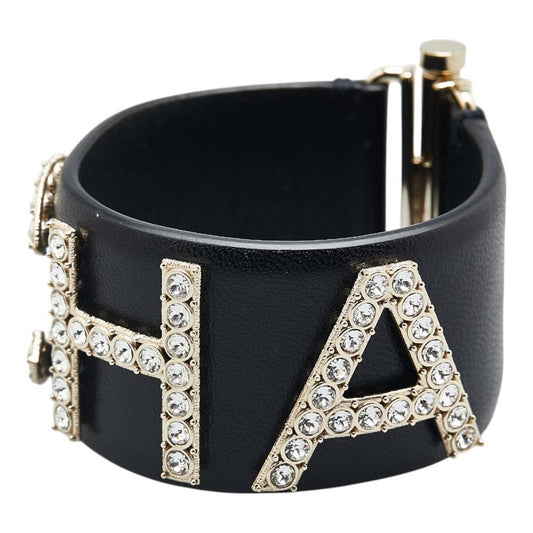 Chanel Chanel, Black, Leather, bracelet