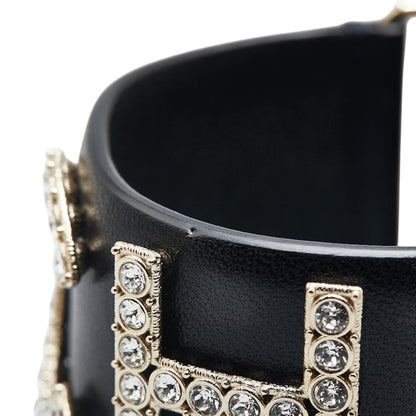 Chanel Chanel, Black, Leather, bracelet