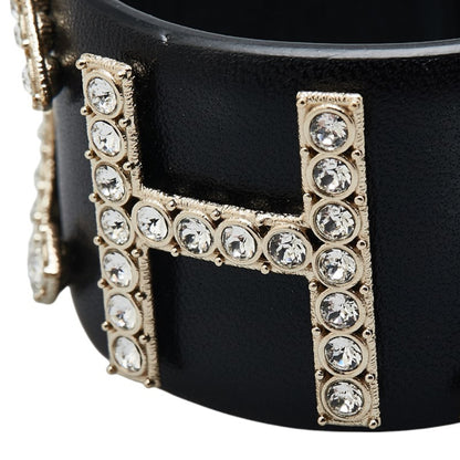 Chanel Chanel, Black, Leather, bracelet