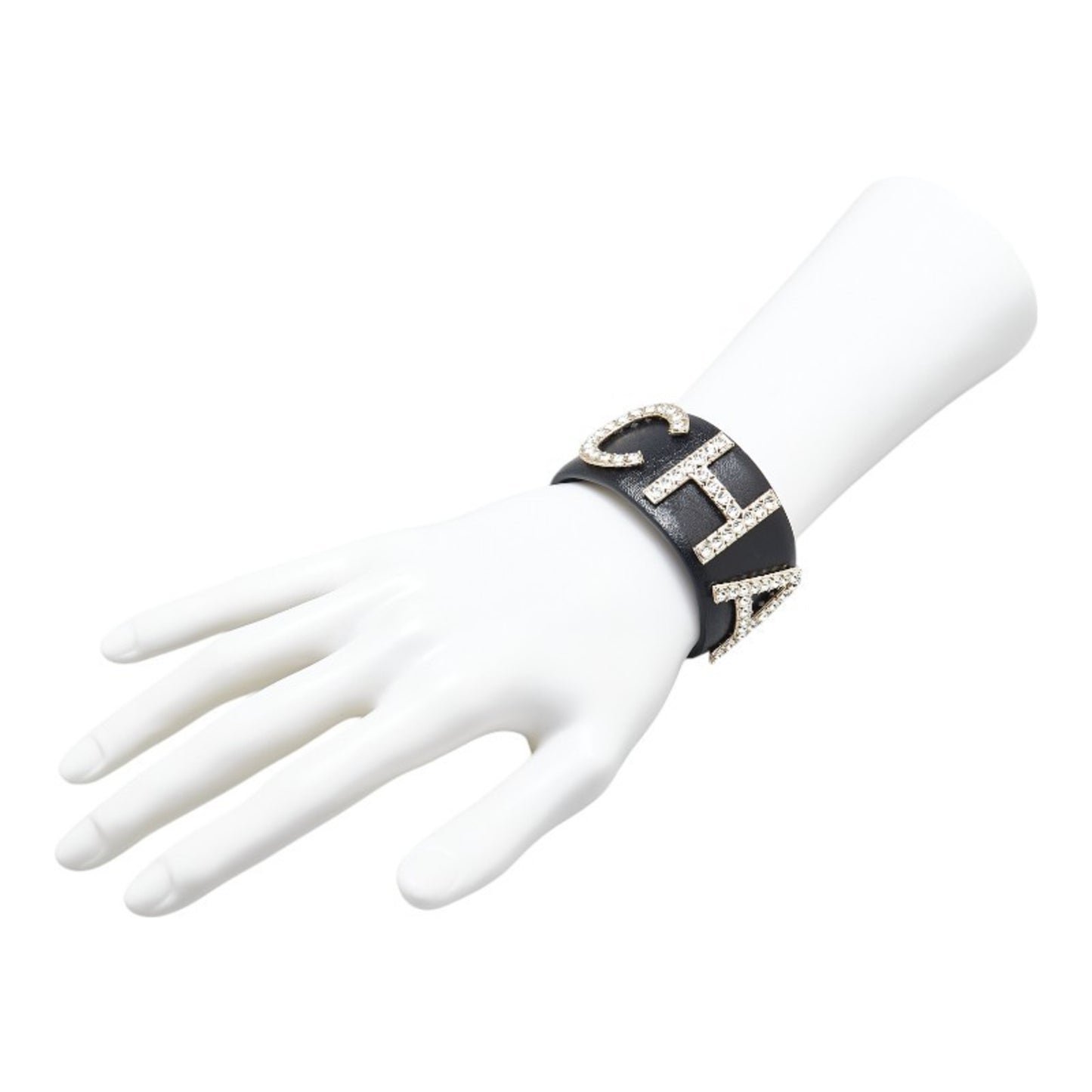 Chanel Chanel, Black, Leather, bracelet